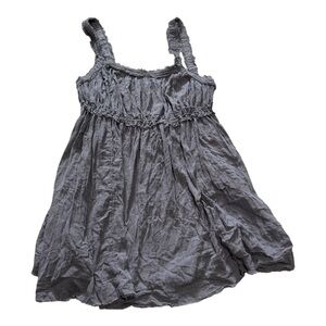 Free People Gray Sleeveless Sundress Mini